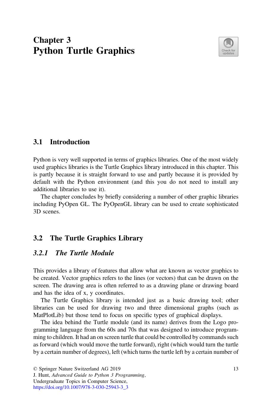 Python Turtle Graphics by John Hunt