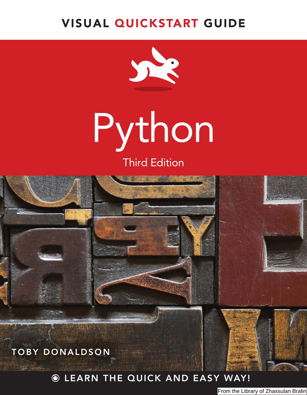 Python by Donaldson Toby