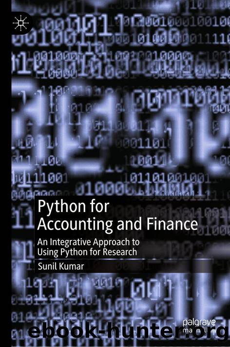 Python for Accounting and Finance by Sunil Kumar