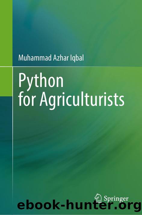 Python for Agriculturists by 2025