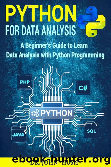 Python for Data Analysis by Dr John Hush