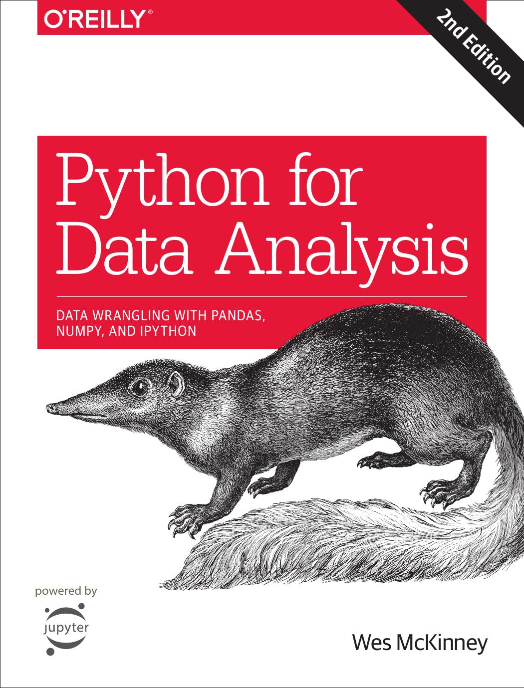 Python for Data Analysis by Wes McKinney