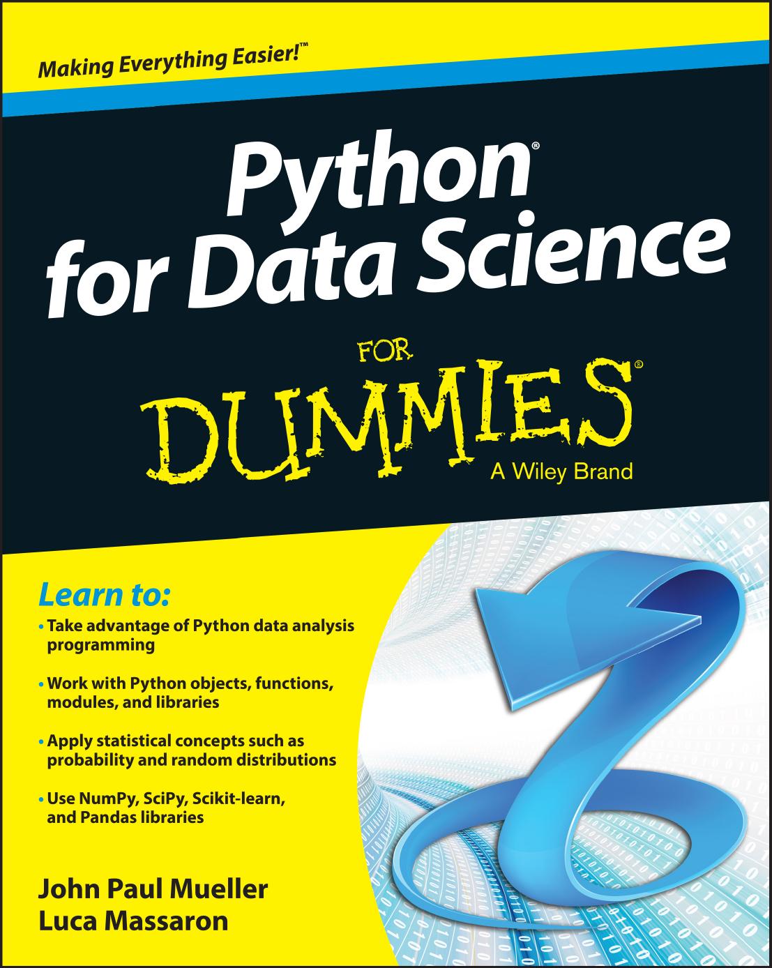 Python for Data Science For Dummies by John Paul Mueller Luca Massaron