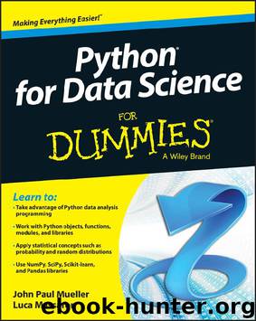 Python for Data Science For Dummies by Luca Massaron & John Paul Mueller