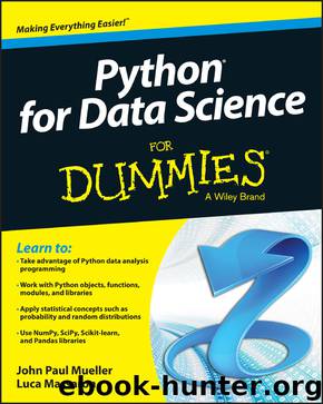 Python for Data Science For Dummies by Luca Massaron John Paul Mueller