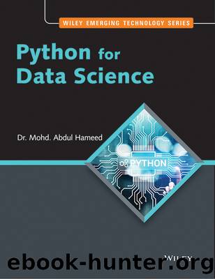 Python for Data Science by Mohd. Abdul Hameed