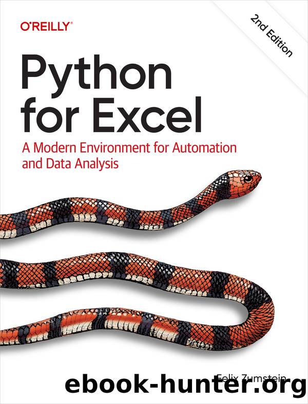 Python for Excel (for . .) by Felix Zumstein