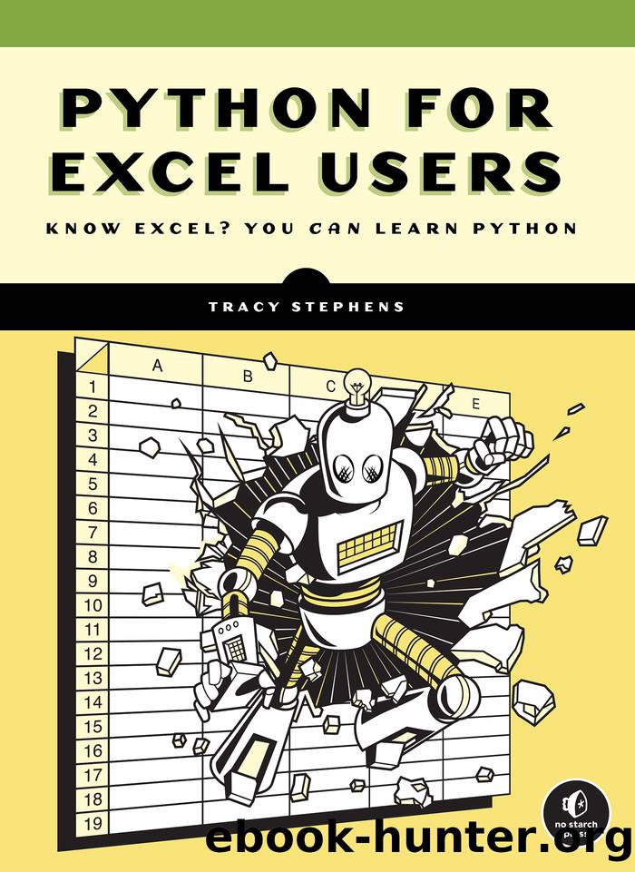 Python for Excel Users by Tracy Stephens;