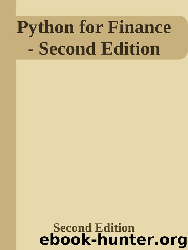 Python for Finance - Second Edition by Second Edition