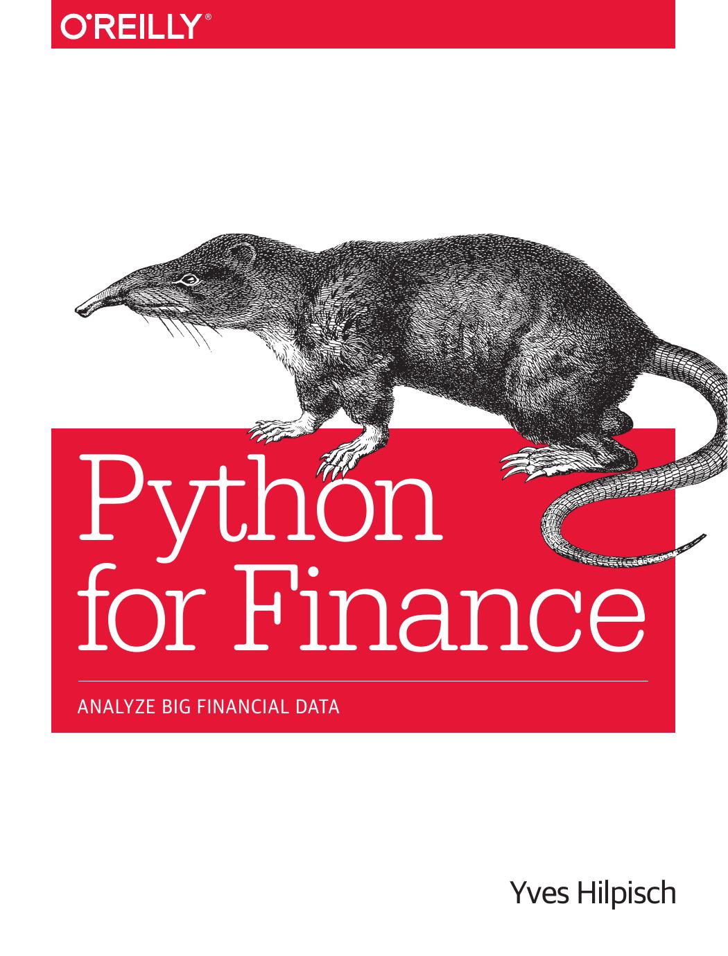 Python for Finance by Yves Hilpisch