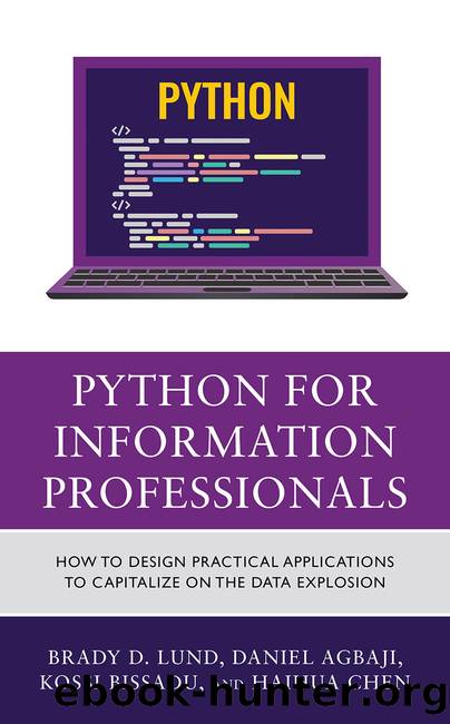 Python for Information Professionals by unknow