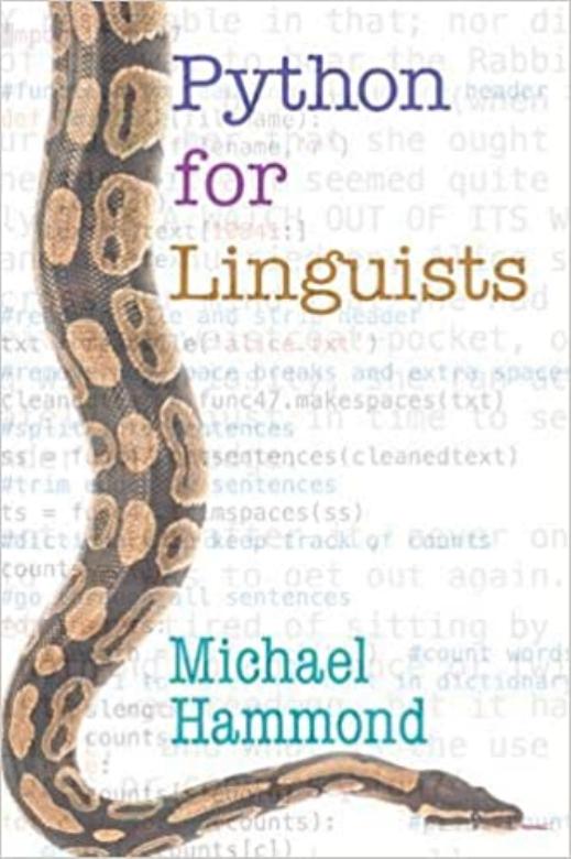 Python for Linguists by Michael Hammond