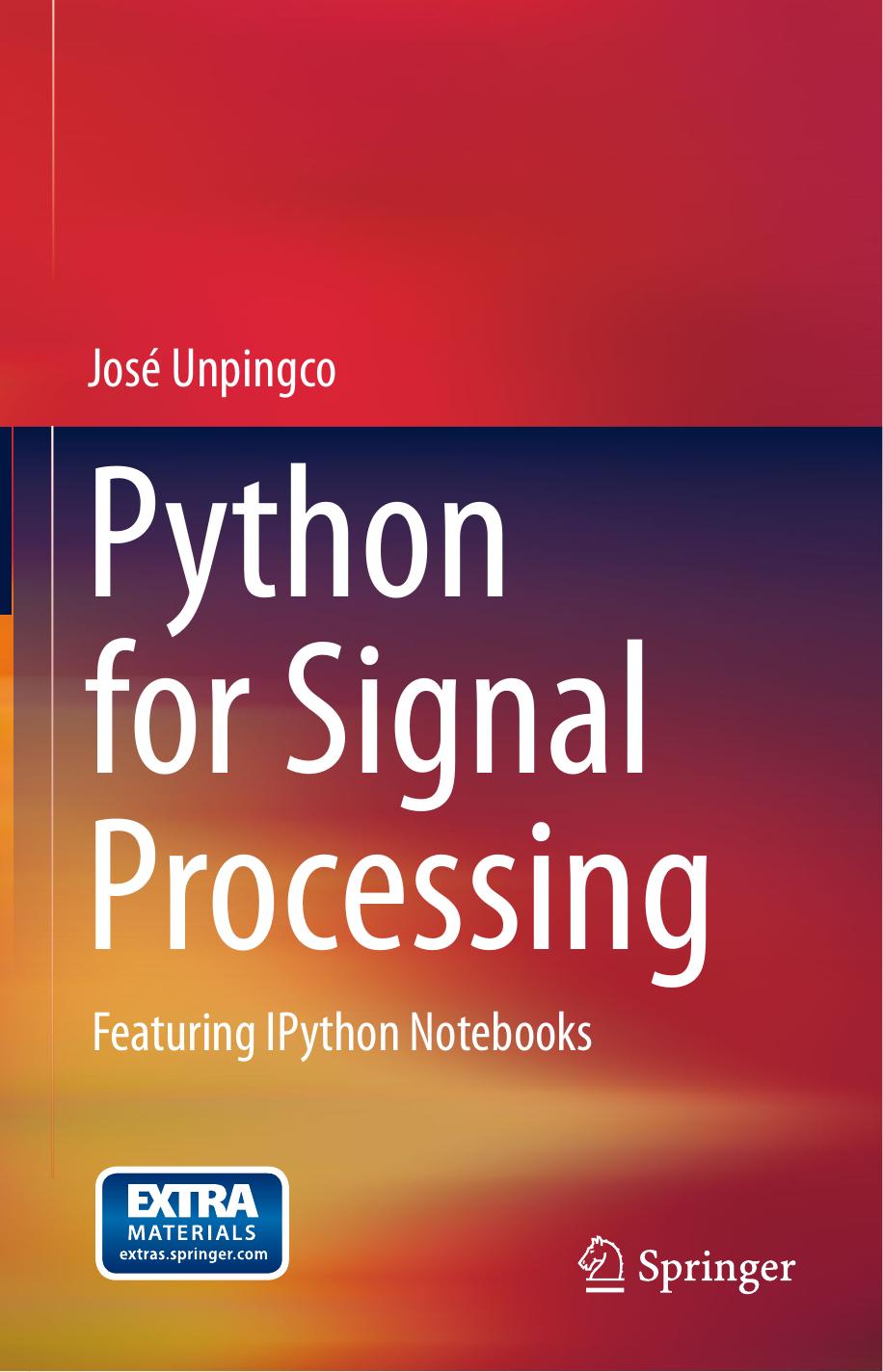 Python for Signal Processing by Unpingco Jos