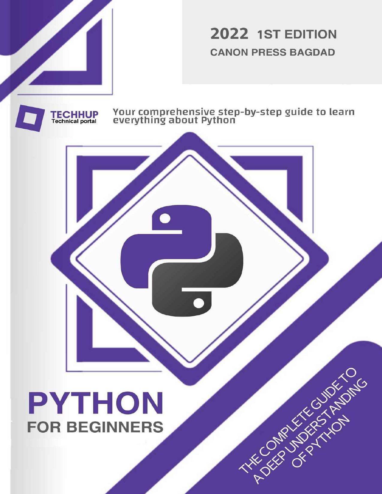 Python for beginners by Harder Daniel