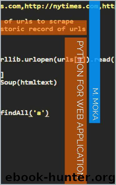 Python for web application by m. MOka