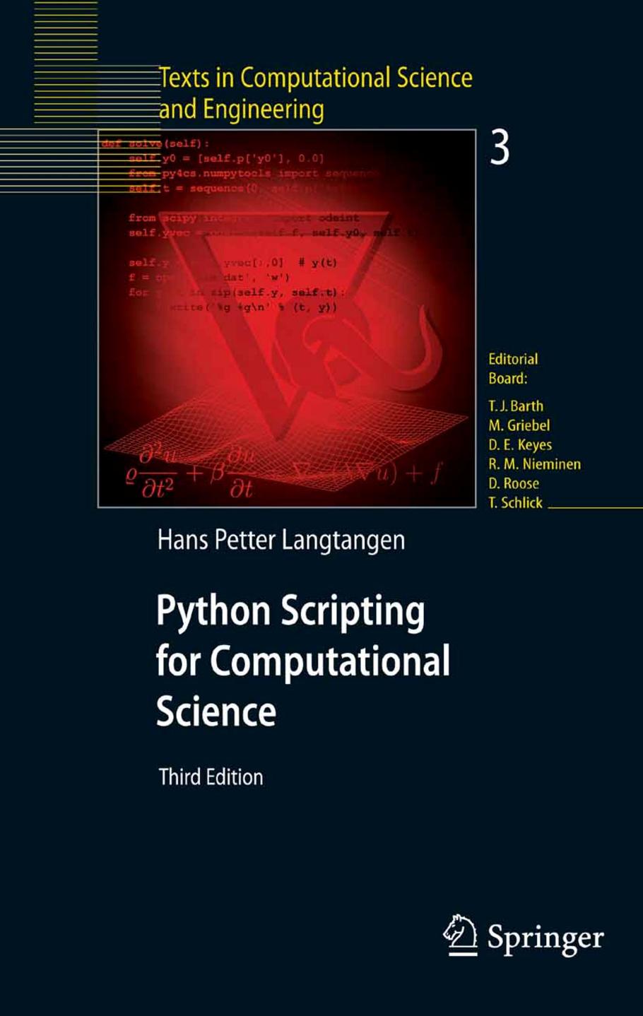 Python scripting for computational science by Hans Petter Langtangen (eds.)