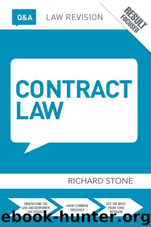 Q&A Contract Law by Stone Richard