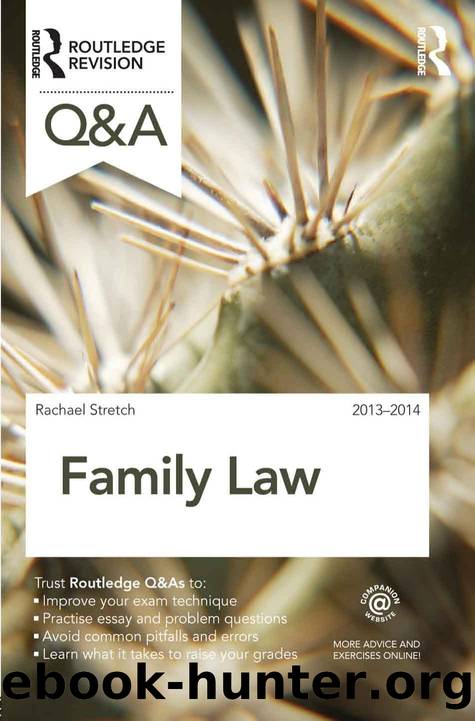 Q&A Family Law 2013-2014 by Rachael Stretch