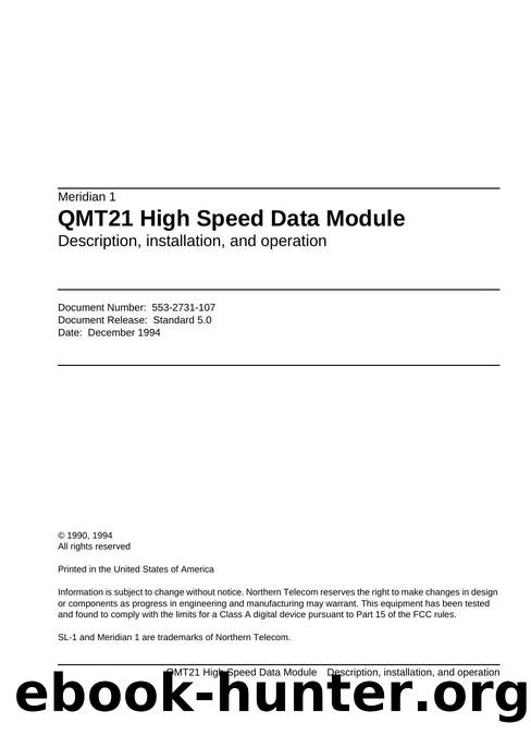 QMT21 High Speed Data Module by Unknown