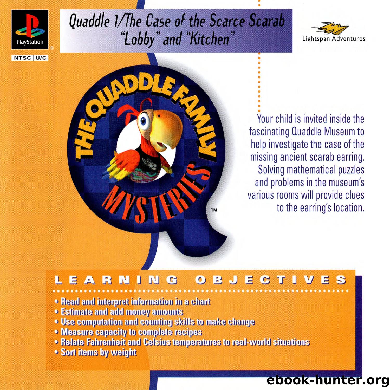 Quaddle Family Mysteries, The 1 - The Case of the Scarce Scarab - Lobby & Kitchen (USA) by Jonathan Grimm