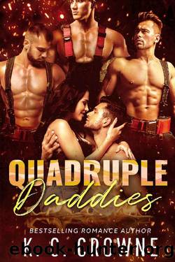 Quadruple Daddies: A Firefighter Military Reverse Harem Romance by K.C. Crowne