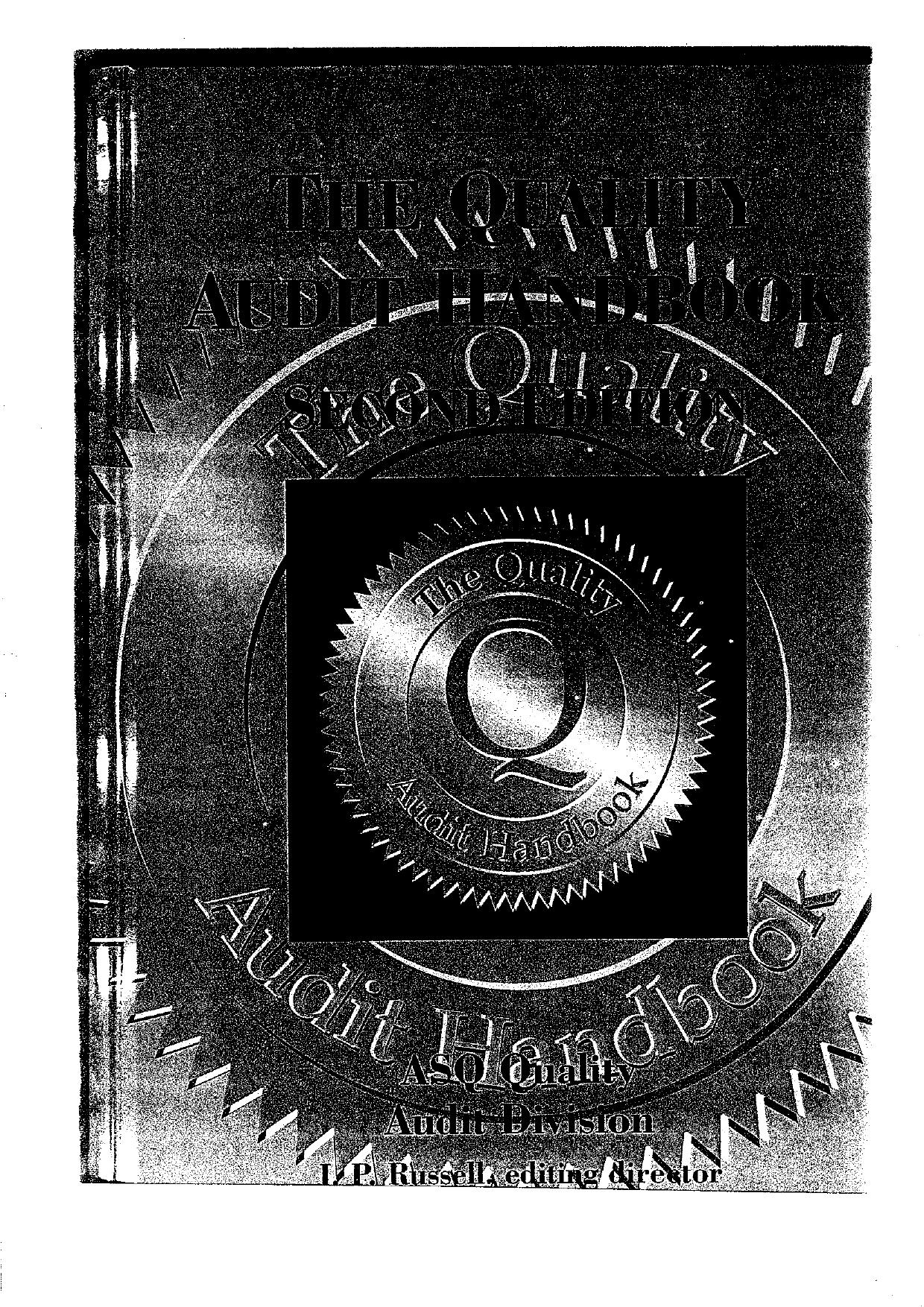 Quality Audit Handbook 2ed by Unknown