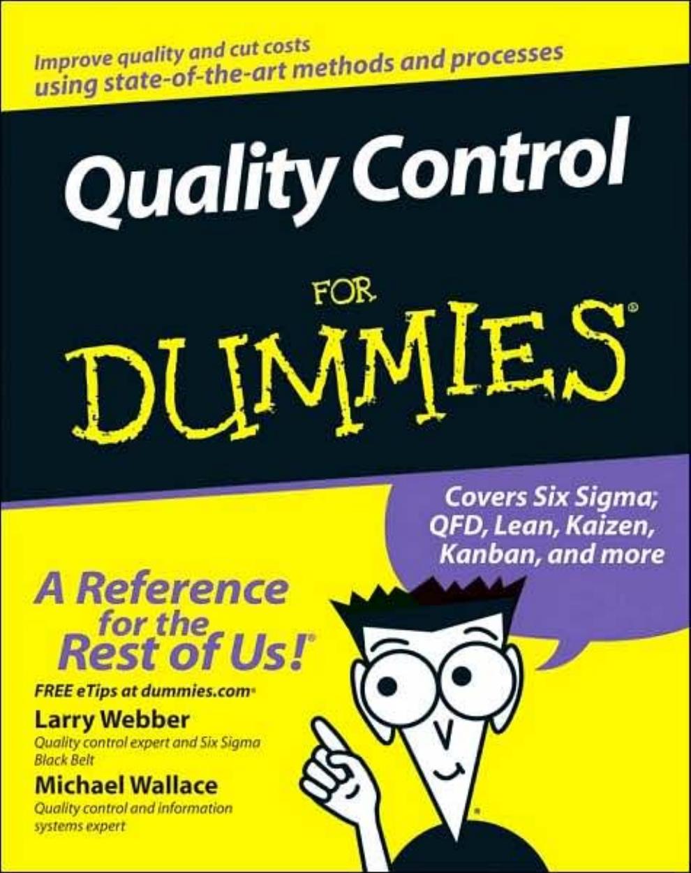 Quality Control for Dummies by Larry Webber Michael Wallace