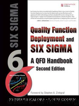 Quality Function Deployment and Six Sigma, Second Edition: A QFD Handbook (2nd Edition) by Joseph P. Ficalora & Louis Cohen