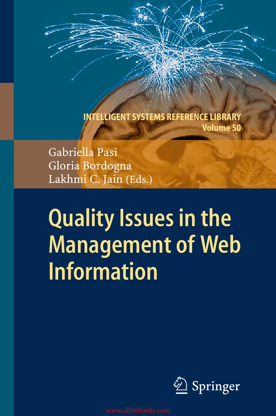 Quality Issues in the Management of Web Information by Unknown