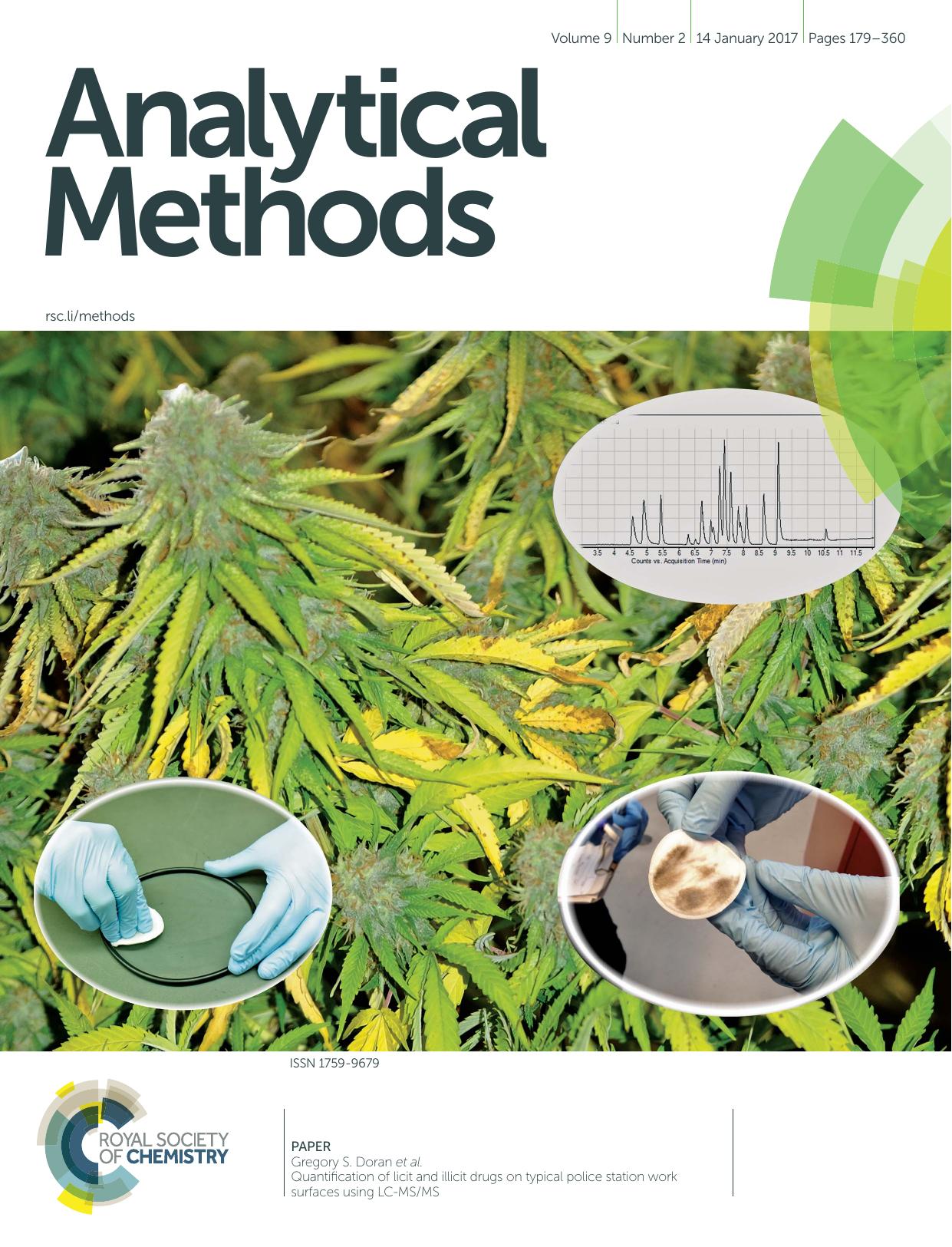 Quantification of licit and illicit drugs on typical police station work surfaces using LC-MSMS by Gregory S. Doran & Ralph M. Deans & Carlo De Filippis & Chris Kostakis & Julia A. Howitt