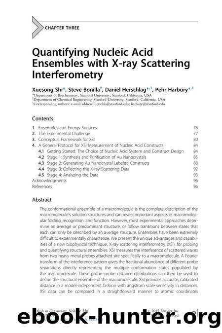 Quantifying Nucleic Acid Ensembles with X-ray Scattering Interferometry by Xuesong Shi