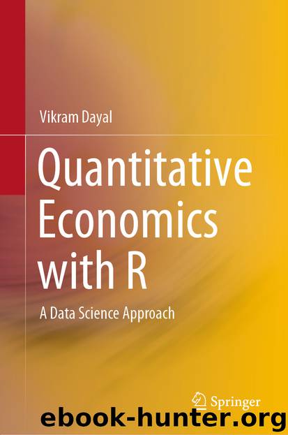 Quantitative Economics with R by Vikram Dayal