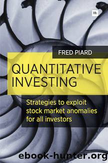 Quantitative Investing: Strategies to Exploit Stock Market Anomalies for All Investors by Fred Piard
