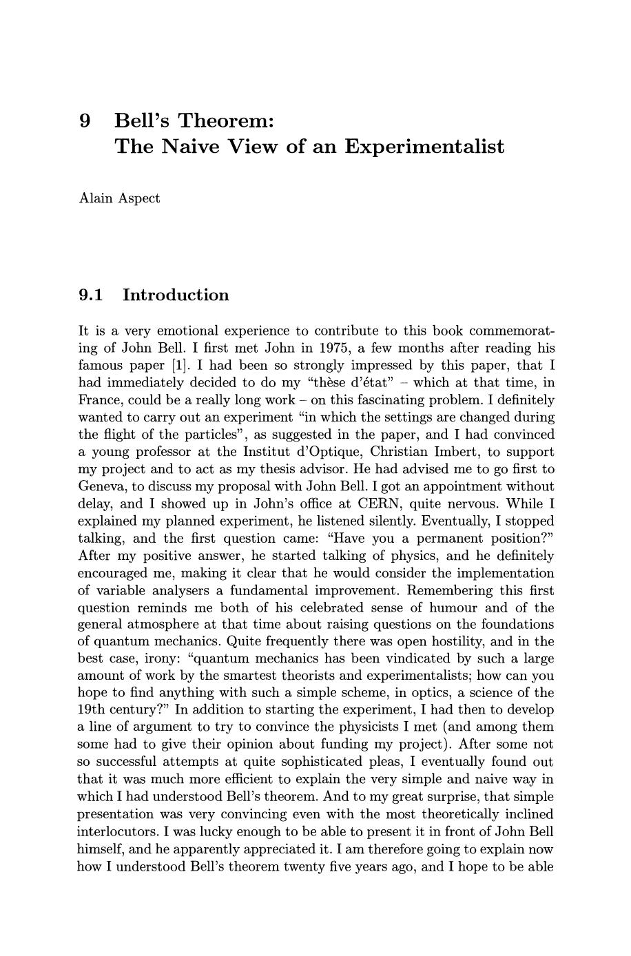 Quantum [Un]speakables: From Bell to Quantum Information by R.A. Bertlmann and A. Zeilinger (eds.)