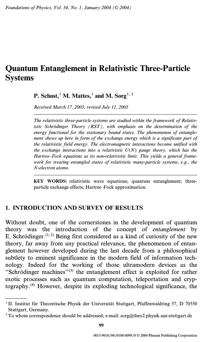 Quantum Entanglement in Relativistic Three-Particle Systems by Unknown