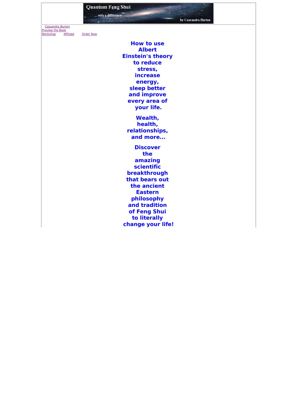 Quantum Feng Shui ... With A Difference. by Best of Kuszter's Collection