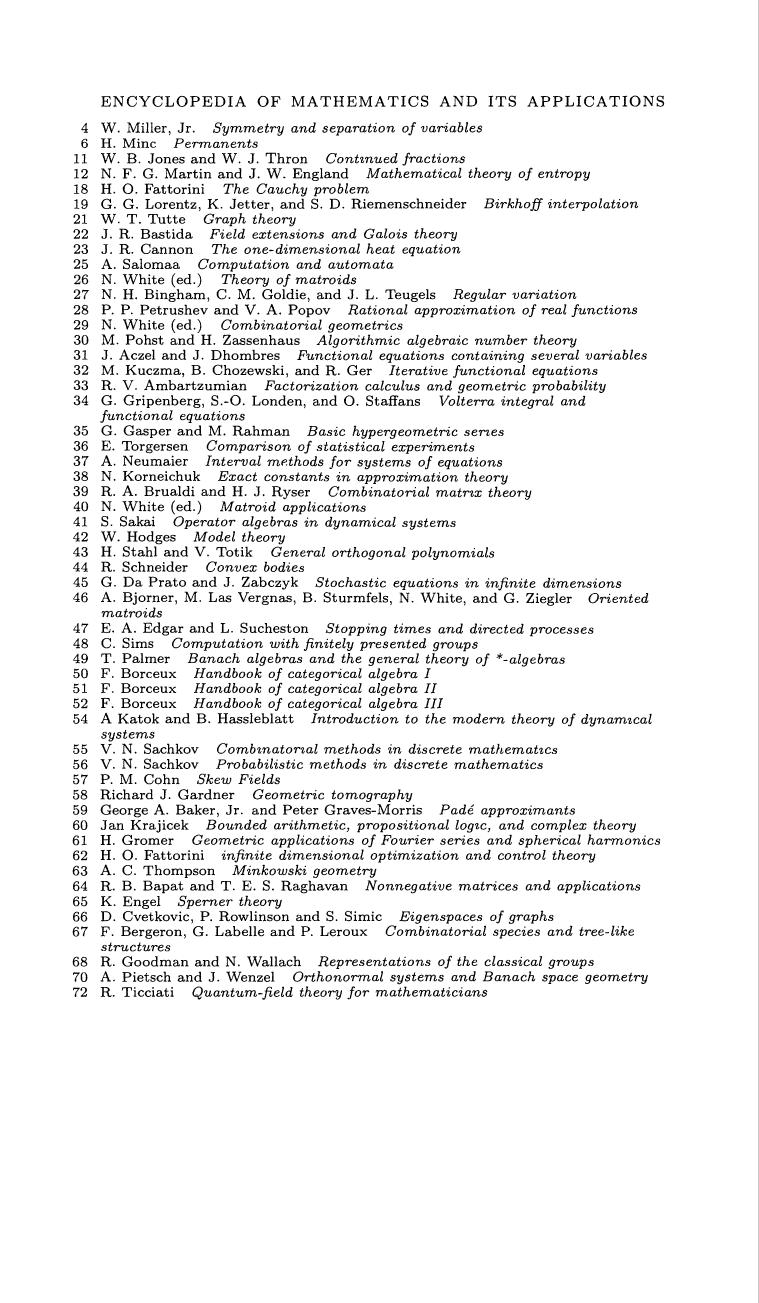 Quantum Field Theory for Mathematicians [Ticciati] by Unknown