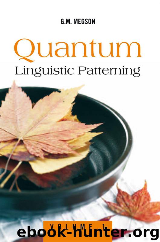 Quantum Linguistic Patterning: Volume 1 by G.M. Megson