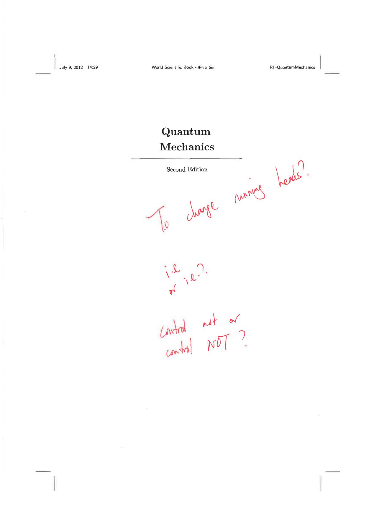 Quantum Mechanics by Fayyazuddin Riazuddin