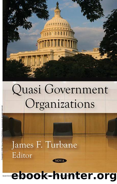 Quasi Government Organizations by James F. Turbane
