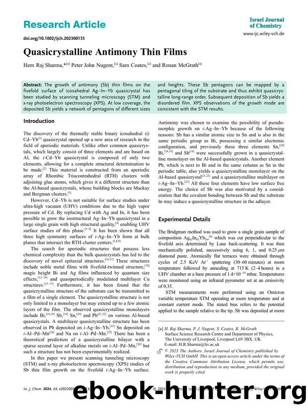 Quasicrystalline Antimony Thin Films by Unknown