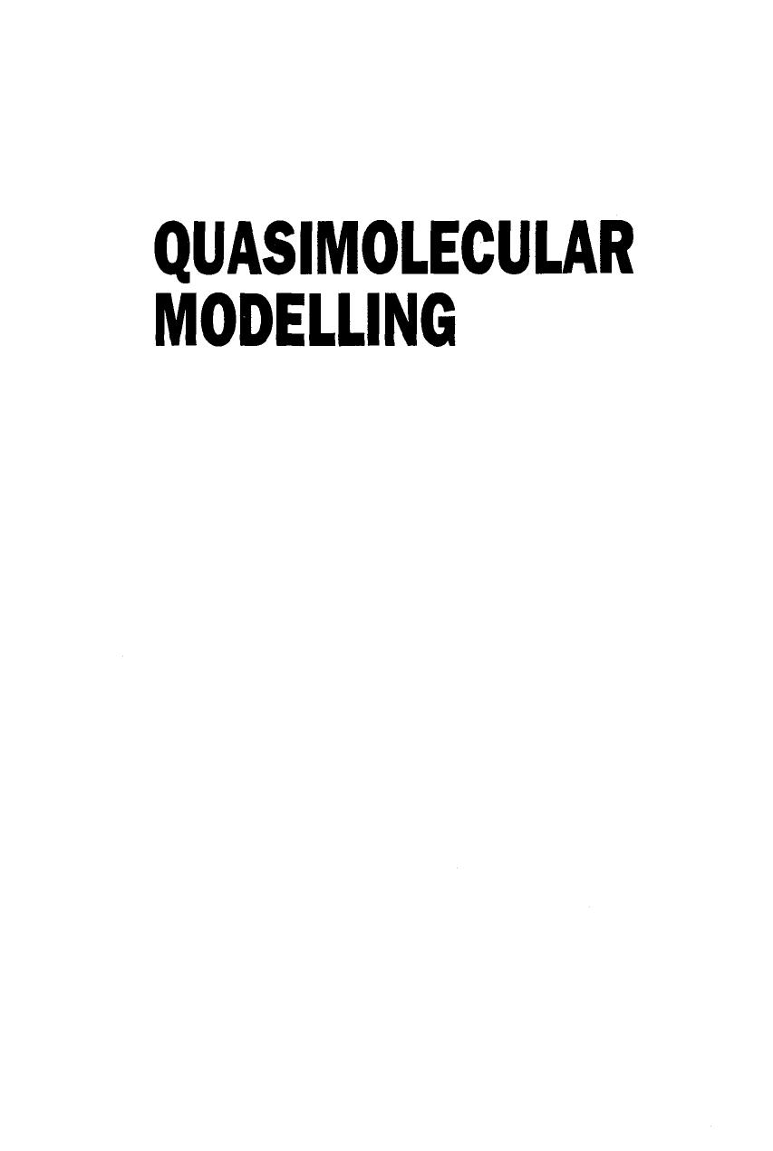 Quasimolecular Modelling by Donald Greenspan