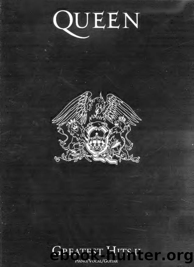 Queen Greatest Hits 2 Songbook by Unknown