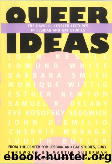 Queer Ideas by Martin Duberman