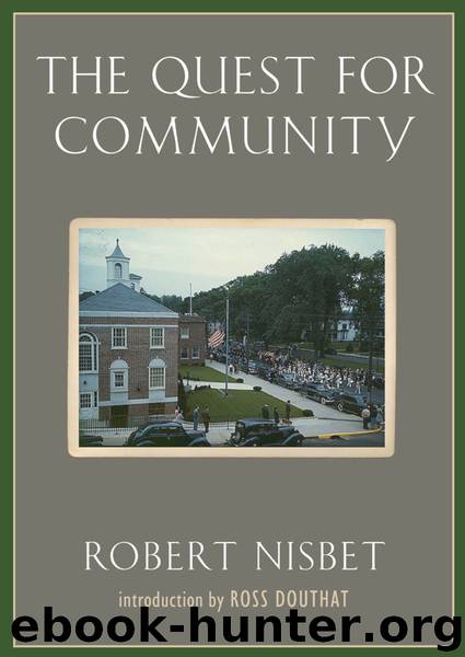 Quest for Community by Robert Nisbet