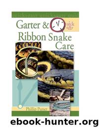 Quick & Easy Garter & Ribbon Snake Care by Philip Purser
