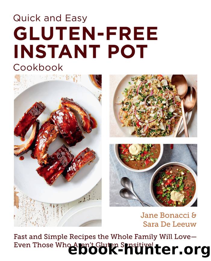 Quick and Easy Gluten Free Instant Pot Cookbook by Jane Bonacci