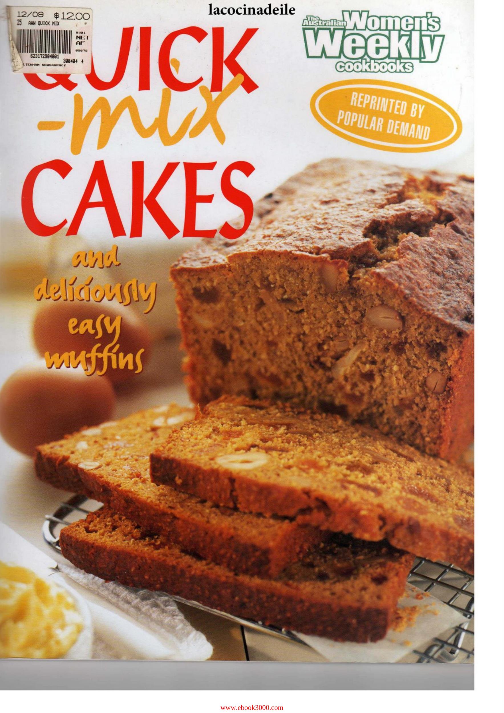 Quick-Mix Cakes and Deliciously Easy Muffins by Unknow