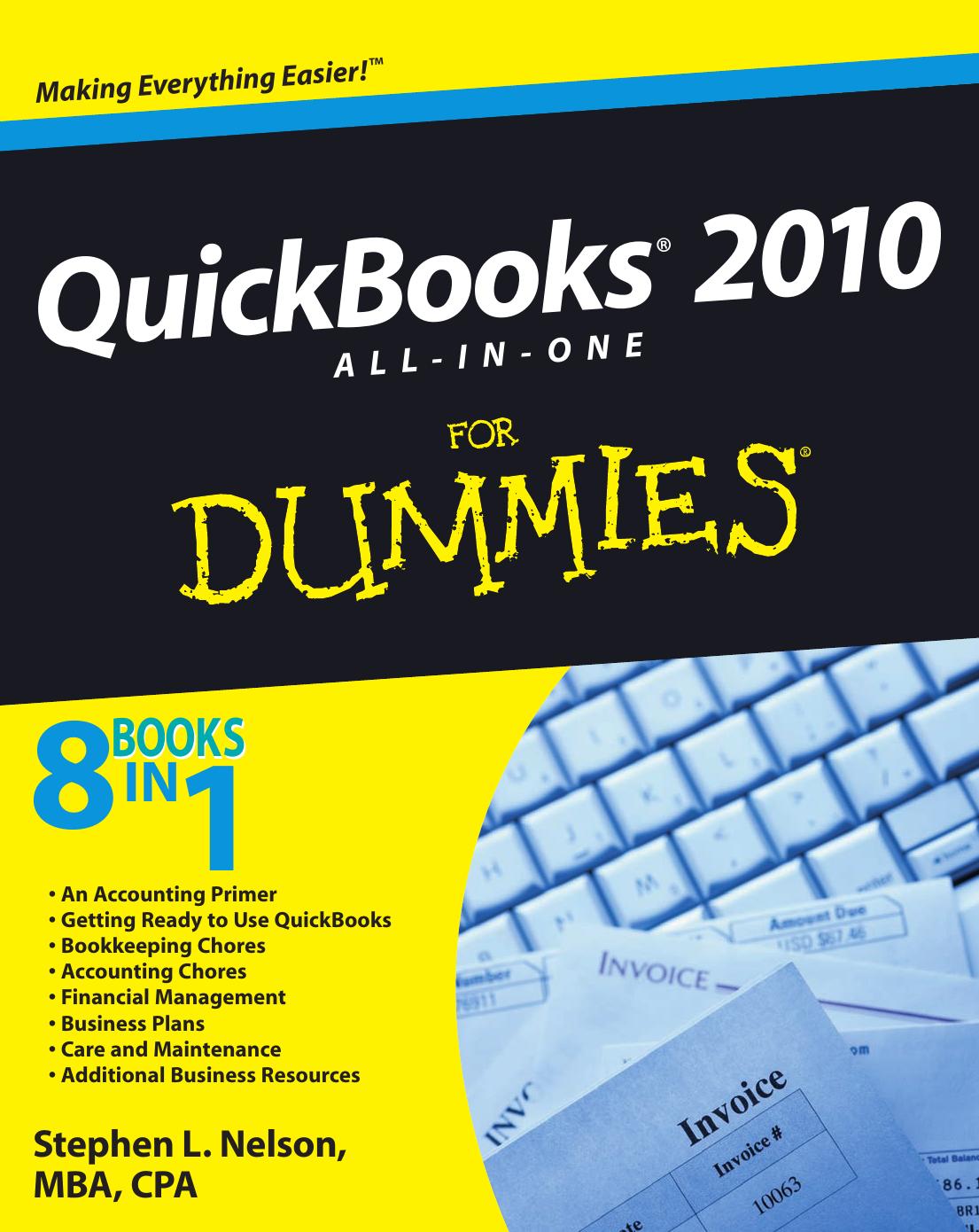 QuickBooks 2010 All-in-One For Dummies by Stephen L. Nelson