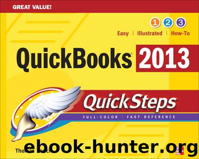 QuickBooks 2013 QuickSteps by Thomas A. Barich